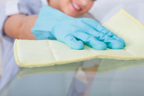 Professional St Lukes carpet cleaner treating a stained carpet